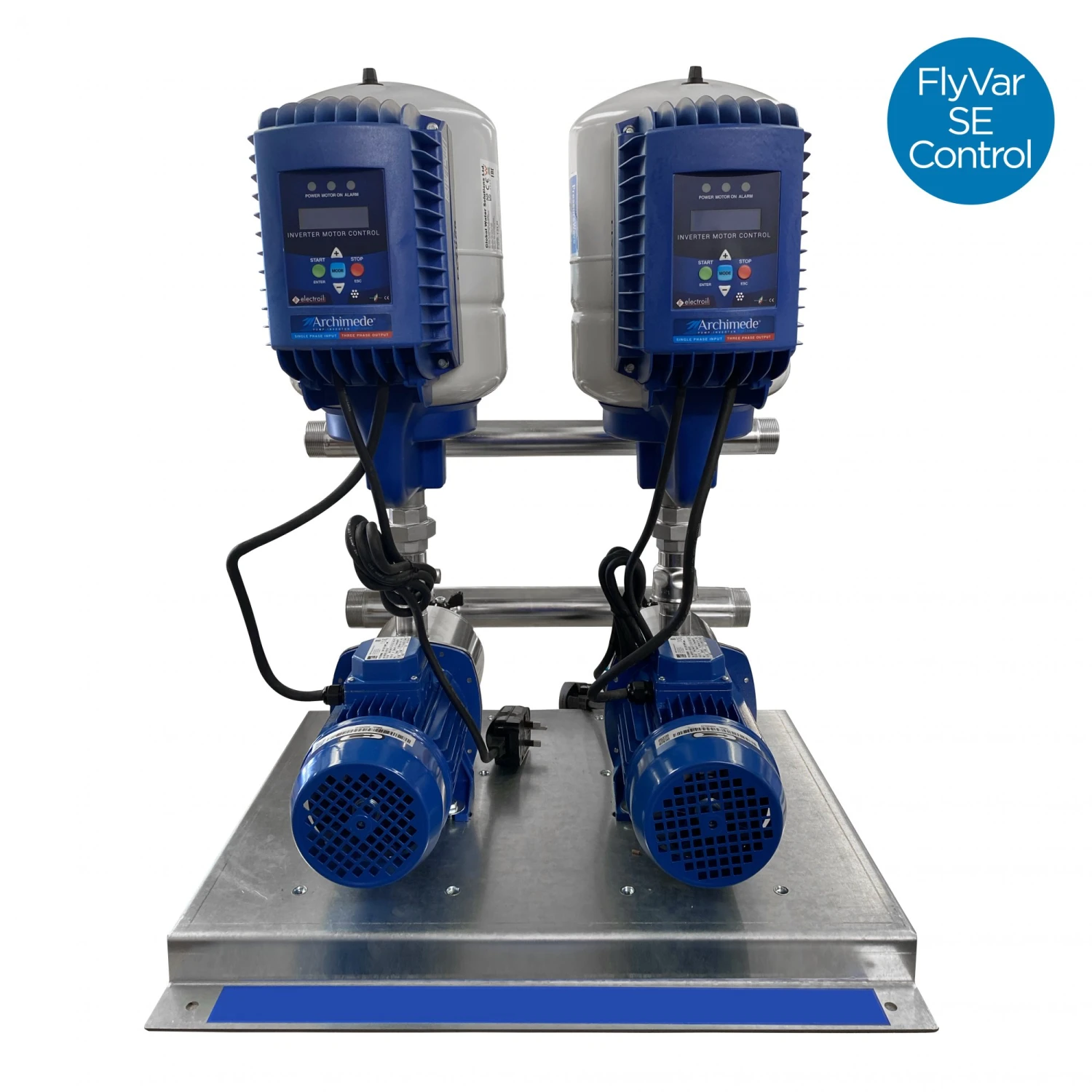 Twin Variable Speed Booster Set, 150l/min @ 7.0 Bar 3 Twin Variable Speed Booster Set, 150l/min @ 7.0 Bar