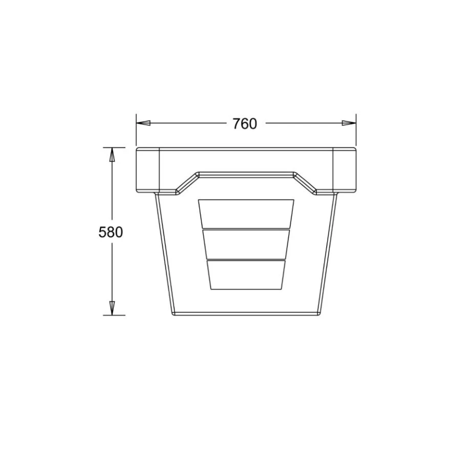 250 Litre Twin Skin Mortar Tub 6 250 Litre Twin Skin Mortar Tub - Image 4