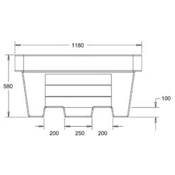 250 Litre Twin Skin Mortar Tub 8 250 Litre Twin Skin Mortar Tub -Fraestiche Shop 1425 1051