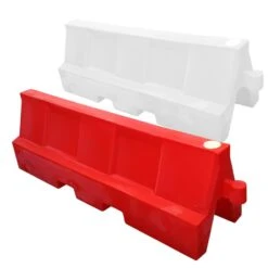 Pack (2) 2 Metre Euro Safety Barriers, One Red, One White