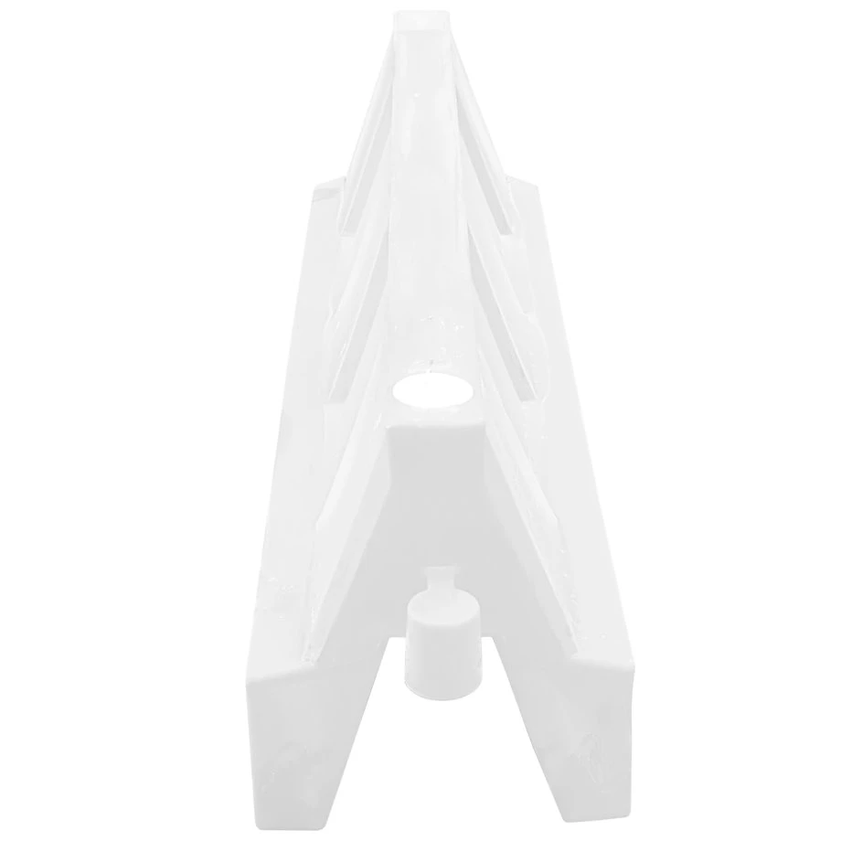 2 Metre Euro Safety Barrier, White 6 2 Metre Euro Safety Barrier, White - Image 4
