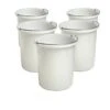 30 Litre Heavy Duty Bucket With Steel Handle, Pack Of 5 -Fraestiche Shop 1682 1694