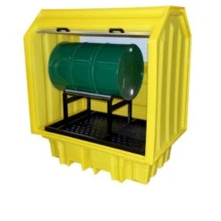 Lockable Bunded Pallet With Drum Cradle