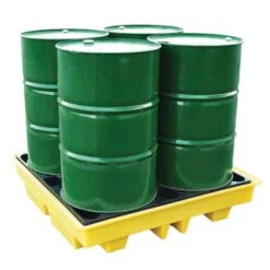 4 Drum Spill Pallet, Low Profile -Fraestiche Shop 2169 2602