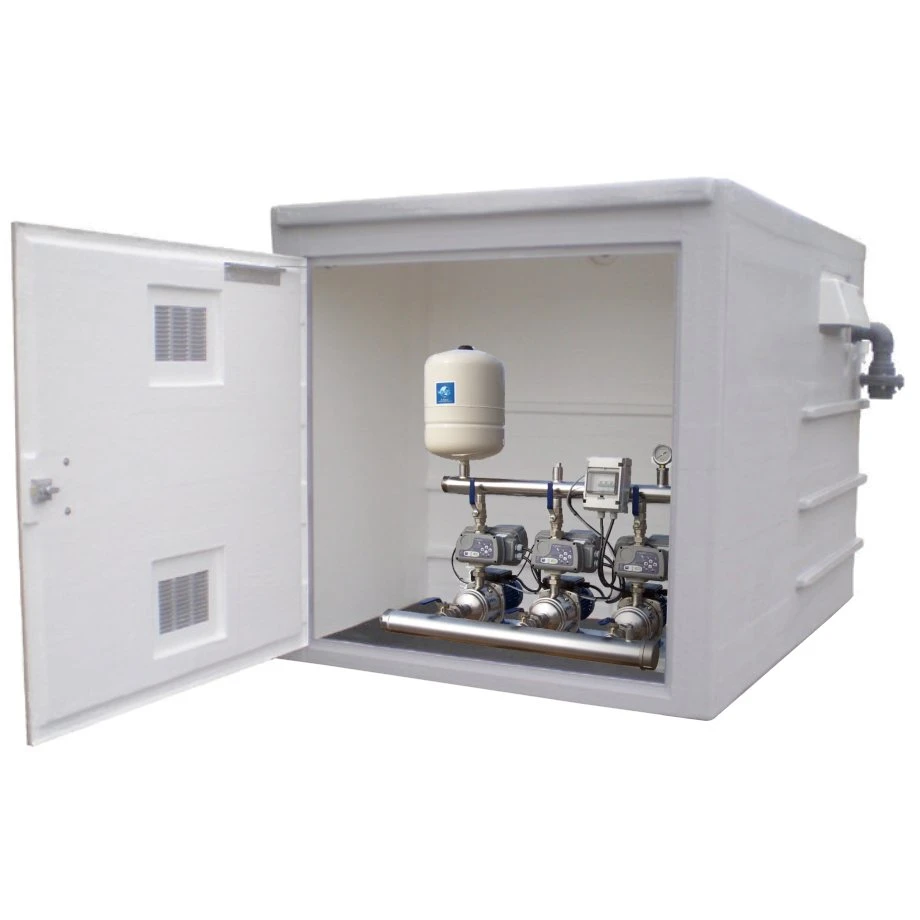 1000 Litre GRP Enclosure With Built In Tank And 80L/min Triple Pump 4 1000 Litre GRP Enclosure With Built In Tank And 80L/min Triple Pump - Image 2