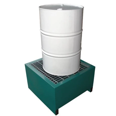 Steel Drum Spill Pallet, E-DP1 3 Steel Drum Spill Pallet, E-DP1