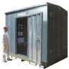 Galvanised Safety Store With Single Door, Economy -Fraestiche Shop 2719 3603