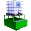 Single IBC Metal Spill Pallet And Dispensing Frame -Fraestiche Shop 2737 3644