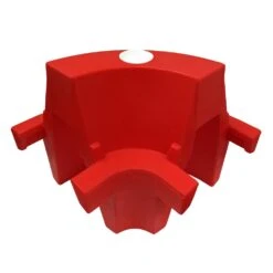 EVO Corner Section For Evo 1m And 1.5m Safety Barriers, Red