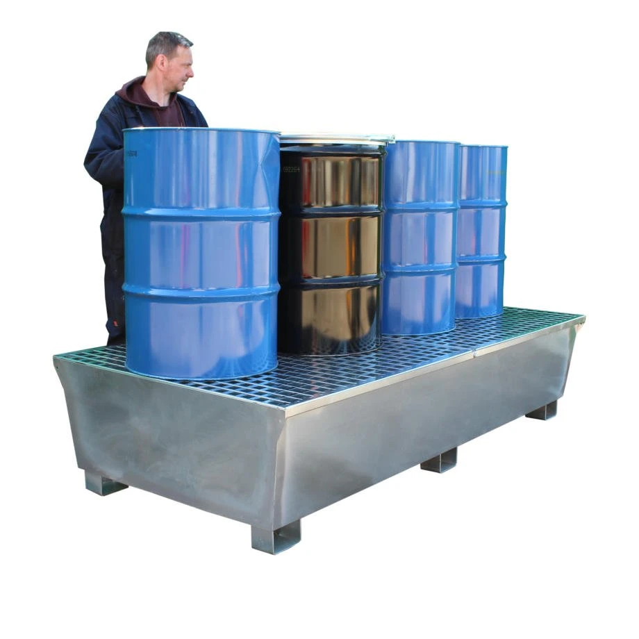 Galvanised Steel Double IBC Spill Pallet 4 Galvanised Steel Double IBC Spill Pallet - Image 2