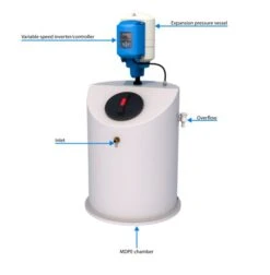 Aquamaxx 450 Litre Cold Water Tank, Single Pump Booster Set -Fraestiche Shop 30596 18588