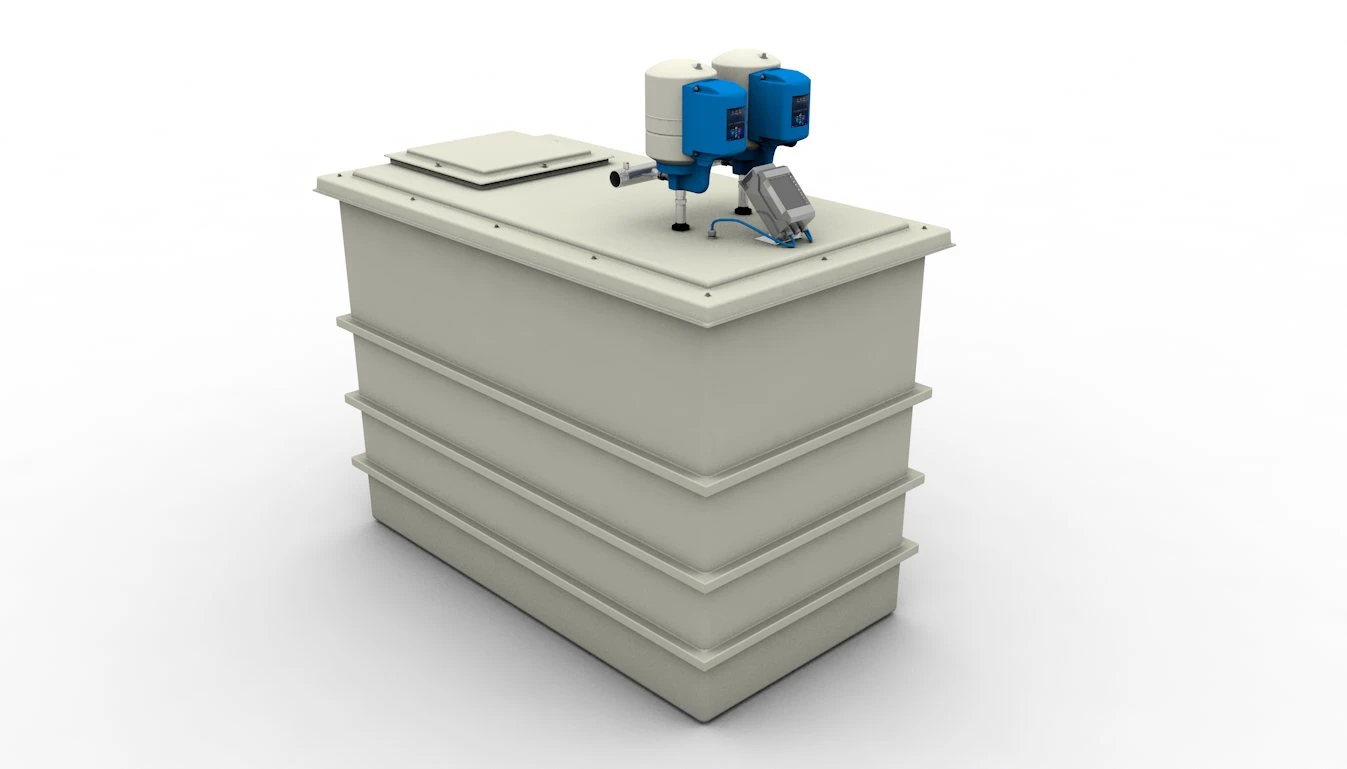3001 Litre GRP Water Tank With A Twin Booster Pump Set 3 3001 Litre GRP Water Tank With A Twin Booster Pump Set