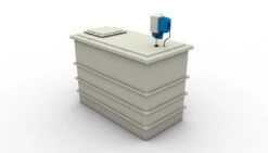 3001 Litre GRP Water Tank With A Single Pump Booster Set