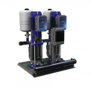 2' Twin Variable Speed Vertical Booster Pump Set Mid Curve Duty - 170l/min @ 8.0bar D/A 3 2' Twin Variable Speed Vertical Booster Pump Set Mid Curve Duty - 170l/min @ 8.0bar D/A