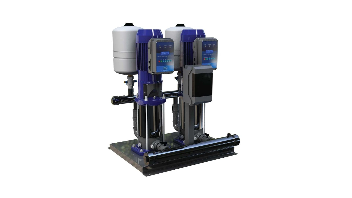 3' Twin Variable Speed Vertical Booster Pump Set Mid Curve Duty - 320l/min @ 11bar D/A 3 3' Twin Variable Speed Vertical Booster Pump Set Mid Curve Duty - 320l/min @ 11bar D/A