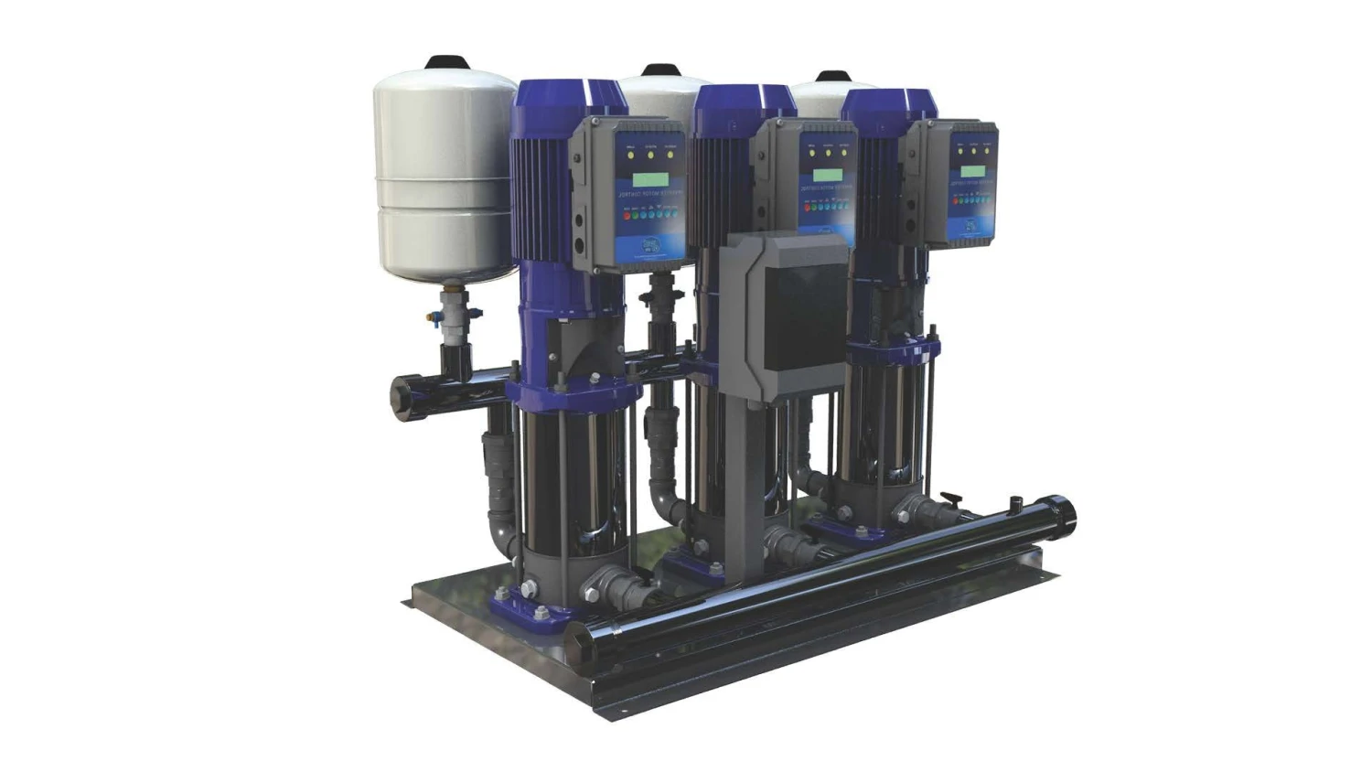2' Triple Variable Speed Vertical Booster Pump Set Mid Curve Duty 255l/min @ 8.0bar D/A/A 3 2' Triple Variable Speed Vertical Booster Pump Set Mid Curve Duty 255l/min @ 8.0bar D/A/A