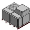 3000 Litre GRP Sectional Water Tank, 2x1.5x1 Internally Flanged Base, AB Airgap (IFB) -Fraestiche Shop 36229 18874