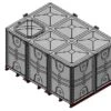 9000 Litre GRP Sectional Water Tank, Internally Flanged Base (IFB) -Fraestiche Shop 36615 18936