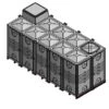 20000 Litre GRP Sectional Water Tank, Internally Flanged Base, AB Airgap (IFB) -Fraestiche Shop 36895 18976