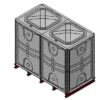 3000 Litre GRP Sectional Water Tank, Internally Flanged Base (IFB) Divided -Fraestiche Shop 38101 19142