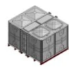 7500 Litre GRP Sectional Water Tank, Internally Flanged Base (IFB) Divided 2 7500 Litre GRP Sectional Water Tank, Internally Flanged Base (IFB) Divided -Fraestiche Shop 38105 19146