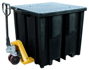 Recycled Polyethylene IBC Spill Pallet With FLT Access 4 Recycled Polyethylene IBC Spill Pallet With FLT Access - Image 2