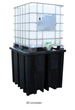 Recycled Polyethylene IBC Spill Pallet With FLT Access