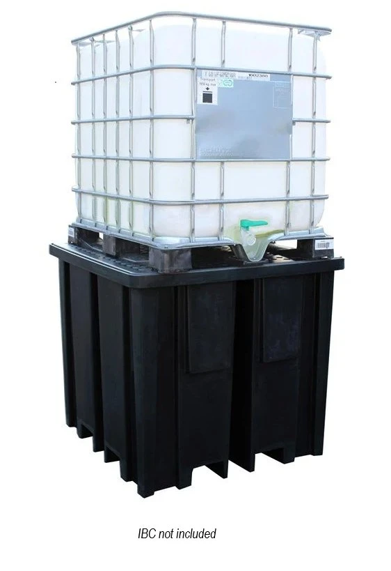 Recycled Polyethylene IBC Spill Pallet With FLT Access 3 Recycled Polyethylene IBC Spill Pallet With FLT Access