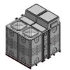 10000 Litre GRP Sectional 2.5x2x2 Water Tank, Internally Flanged Base, Divided, AB Airgap -Fraestiche Shop 42051 19647