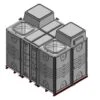 12000 Litre GRP Sectional 3x2x2 Water Tank, Internally Flanged Base, Divided, AB Airgap -Fraestiche Shop 42053 19651
