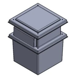 225 Litre Type AB Air GapGRP Water Tank - One Piece Insulated, Cat 5