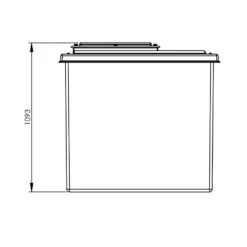 1000 Litre GRP Water Tank, Insulated -Fraestiche Shop 4235 6488