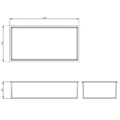 1002 Litre Open Top GRP Water Tank -Fraestiche Shop 4248 6552