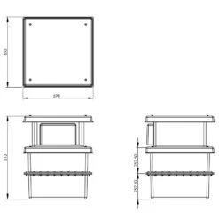 125 Litre Type AB Air Gap GRP Water Tank - Two Piece Insulated, Cat 5 13 125 Litre Type AB Air Gap GRP Water Tank - Two Piece Insulated, Cat 5 -Fraestiche Shop 4290 6714