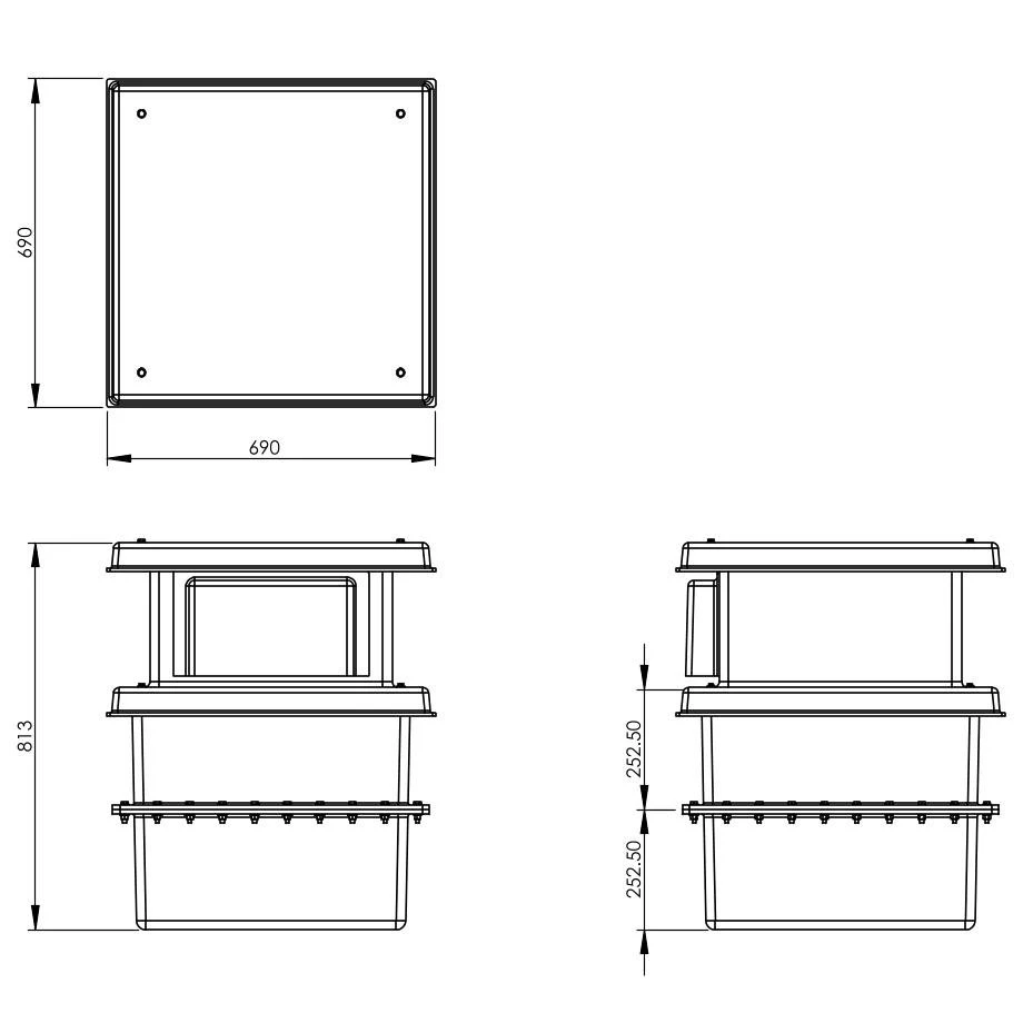 125 Litre Type AB Air Gap GRP Water Tank - Two Piece Insulated, Cat 5 8 125 Litre Type AB Air Gap GRP Water Tank - Two Piece Insulated, Cat 5 - Image 6