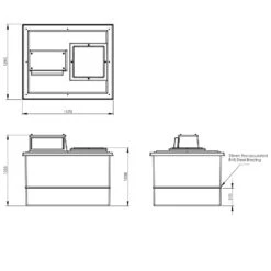 1364 Litre Type AB Air Gap GRP Water Tank, Insulated, Cat 5 13 1364 Litre Type AB Air Gap GRP Water Tank, Insulated, Cat 5 -Fraestiche Shop 4297 6743