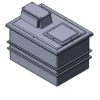 1500 Litre Type AB Air Gap GRP Water Tank - Two Piece Insulated, Cat 5 -Fraestiche Shop 4314 6830