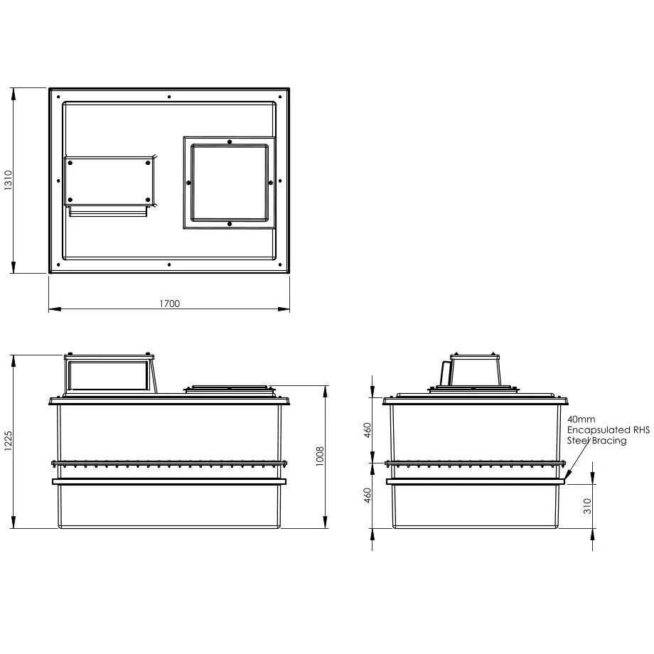 1590 Litre Type AB Air Gap GRP Water Tank - Two Piece Insulated, Cat 5 8 1590 Litre Type AB Air Gap GRP Water Tank - Two Piece Insulated, Cat 5 - Image 6