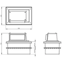 160 Litre Type AB Air GapGRP Water Tank - Two Piece Insulated, Cat 5 -Fraestiche Shop 4343 6963