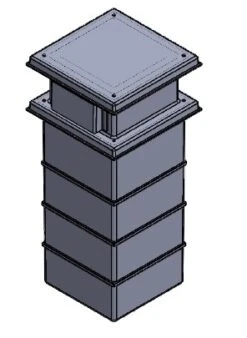 305 Litre Type AB Air GapGRP Water Tank - One Piece Insulated, Cat 5