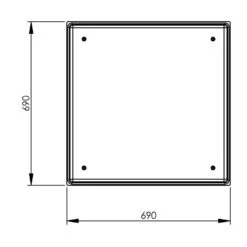 187 Litre GRP Water Tank, Insulated -Fraestiche Shop 4364 7037