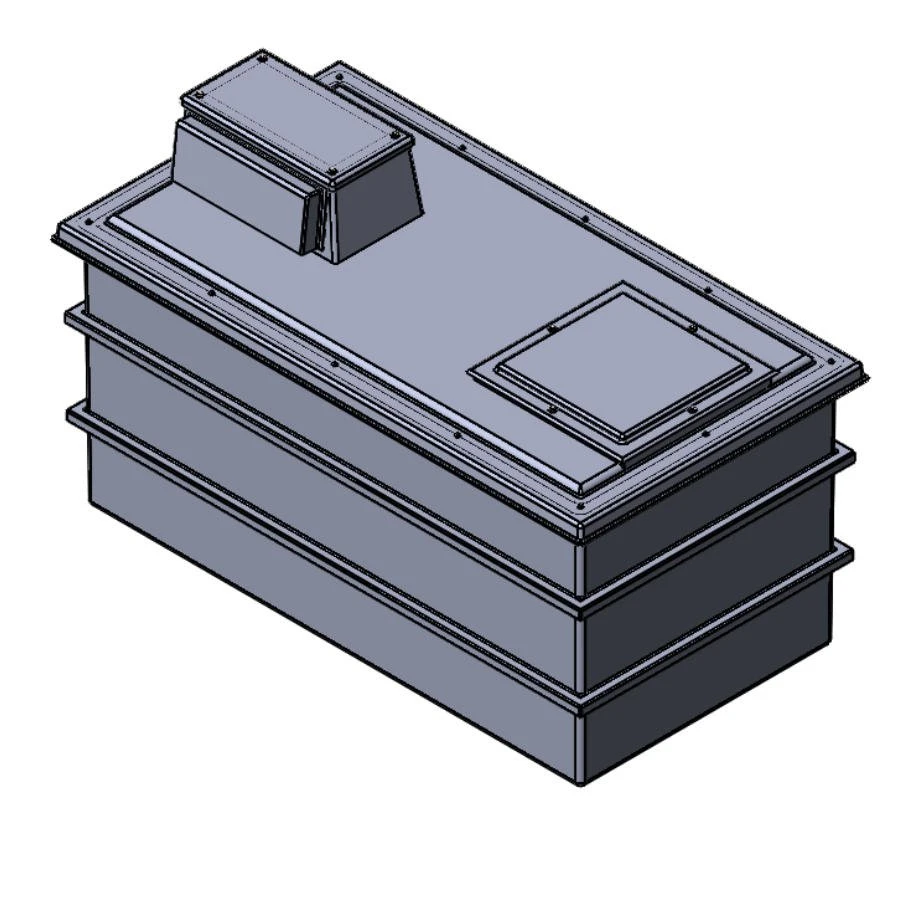 2000 Litre Type AB Air Gap GRP Water Tank, Insulated, Cat 5 3 2000 Litre Type AB Air Gap GRP Water Tank, Insulated, Cat 5