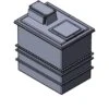 2250 Litre Type AB Air Gap GRP Water Tank - Two Piece Insulated, Cat 5 -Fraestiche Shop 4391 7165