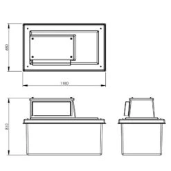 250 Litre Type AB Air Gap GRP Water Tank, Insulated, Cat 5 13 250 Litre Type AB Air Gap GRP Water Tank, Insulated, Cat 5 -Fraestiche Shop 4408 7244