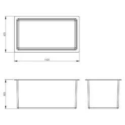 250 Litre Open Top GRP Water Tank -Fraestiche Shop 4430 7350