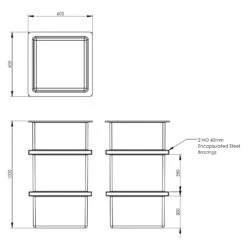 252 Litre Open Top GRP Water Tank 5 252 Litre Open Top GRP Water Tank -Fraestiche Shop 4434 7368