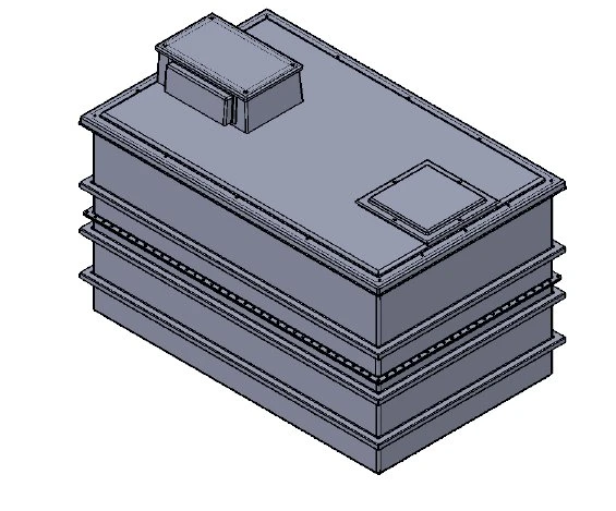 5625 Litre Type AB Air Gap GRP Water Tank, Insulated, CAT 5 3 5625 Litre Type AB Air Gap GRP Water Tank, Insulated, CAT 5