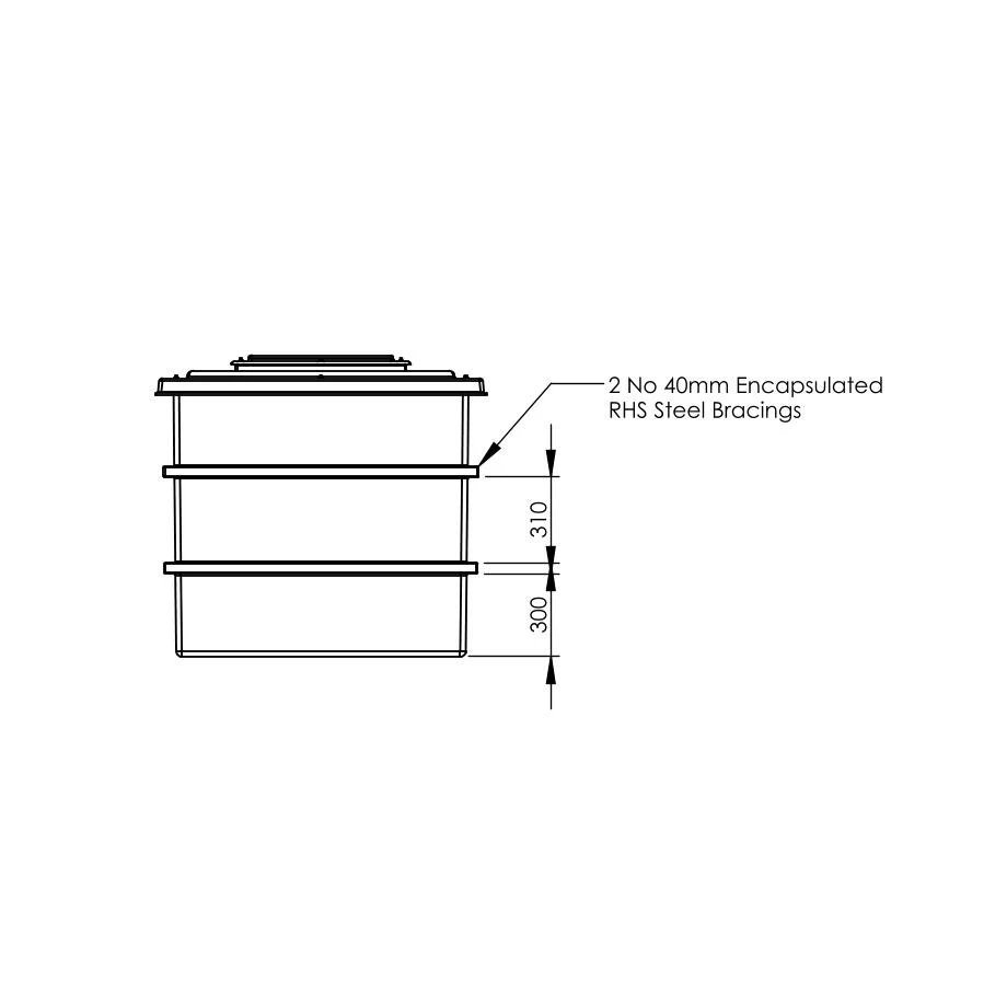 3000 Litre GRP Water Tank, Insulated 8 3000 Litre GRP Water Tank, Insulated - Image 6