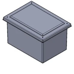 340 Litre GRP Water Tank With Insulation Stock Tank