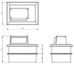 340 Litre Type AB Air Gap GRP Water Tank - Two Piece Insulated, Cat 5 -Fraestiche Shop 4484 7610
